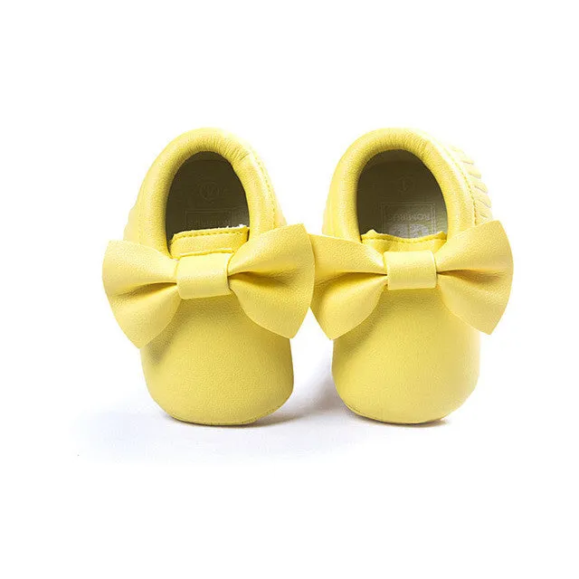 0-18M | Boys & Girls | Suede PU Leather Moccasins | Assorted Styles
