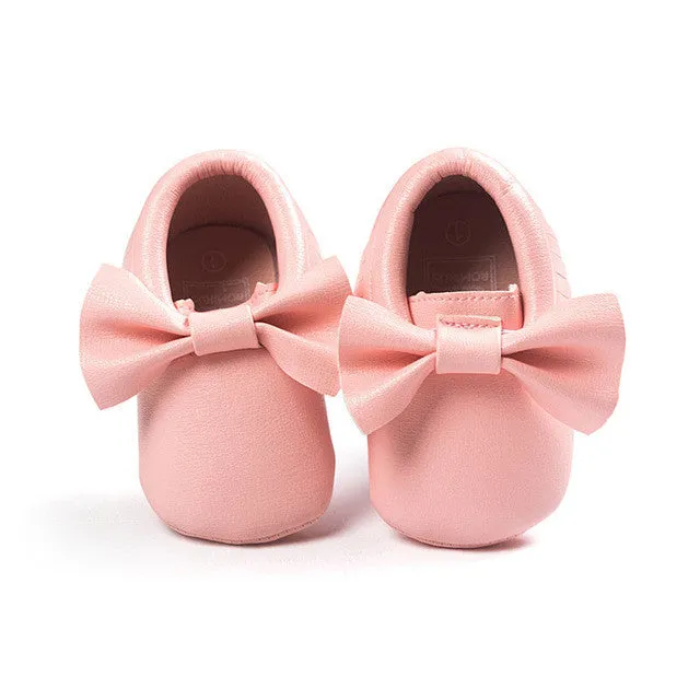 0-18M | Boys & Girls | Suede PU Leather Moccasins | Assorted Styles
