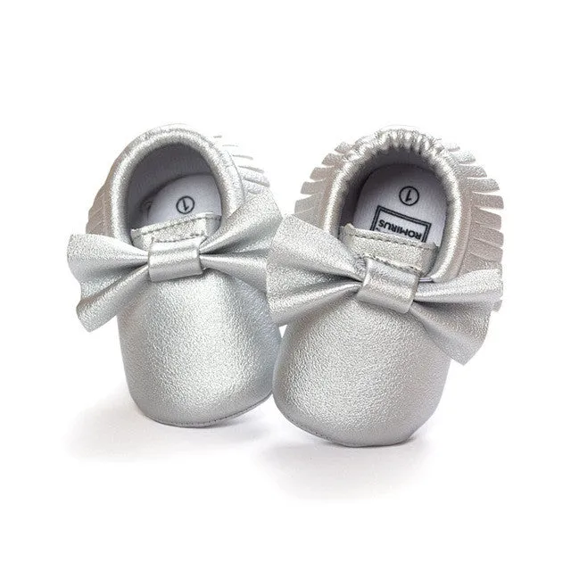 0-18M | Boys & Girls | Suede PU Leather Moccasins | Assorted Styles