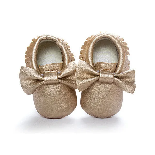 0-18M | Boys & Girls | Suede PU Leather Moccasins | Assorted Styles