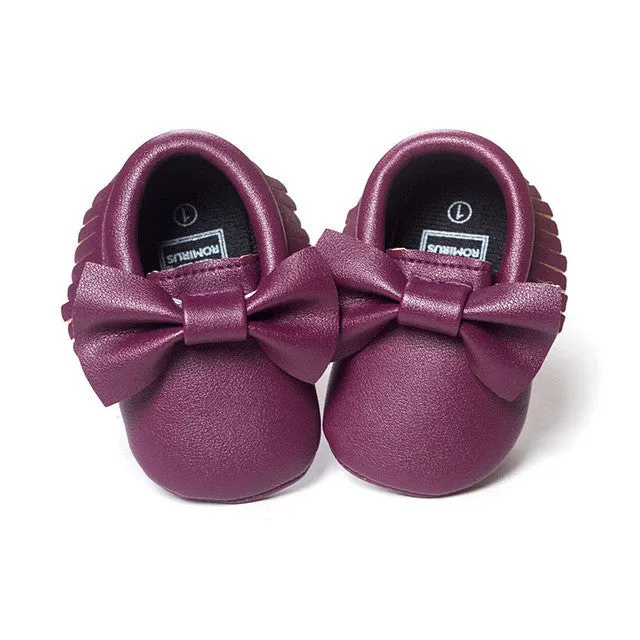 0-18M | Boys & Girls | Suede PU Leather Moccasins | Assorted Styles