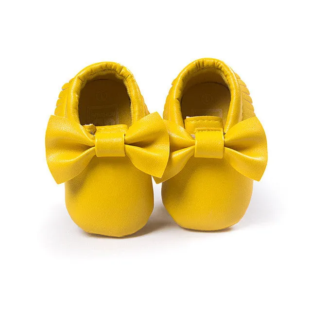 0-18M | Boys & Girls | Suede PU Leather Moccasins | Assorted Styles