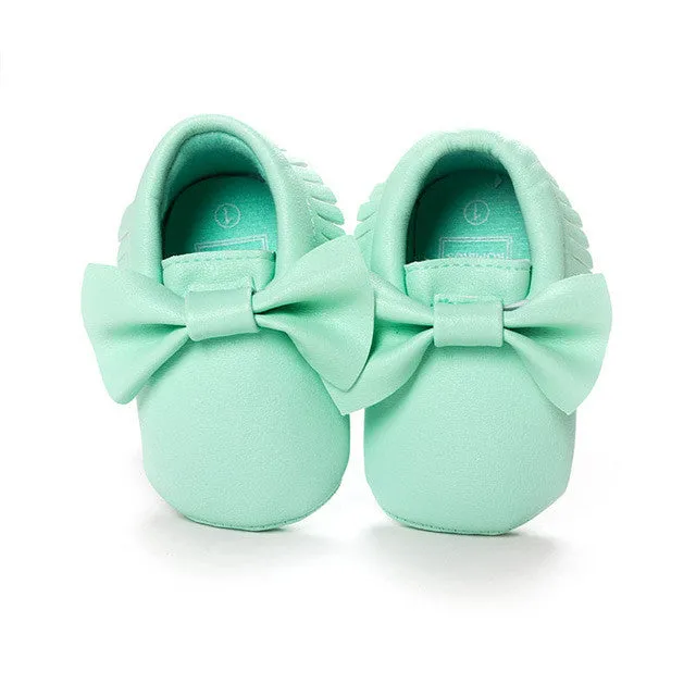 0-18M | Boys & Girls | Suede PU Leather Moccasins | Assorted Styles
