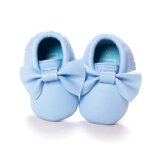 0-18M | Boys & Girls | Suede PU Leather Moccasins | Assorted Styles