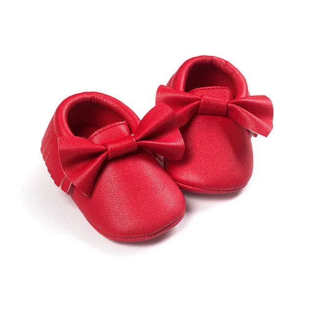 0-18M | Boys & Girls | Suede PU Leather Moccasins | Assorted Styles