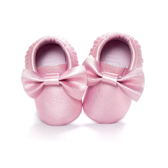 0-18M | Boys & Girls | Suede PU Leather Moccasins | Assorted Styles