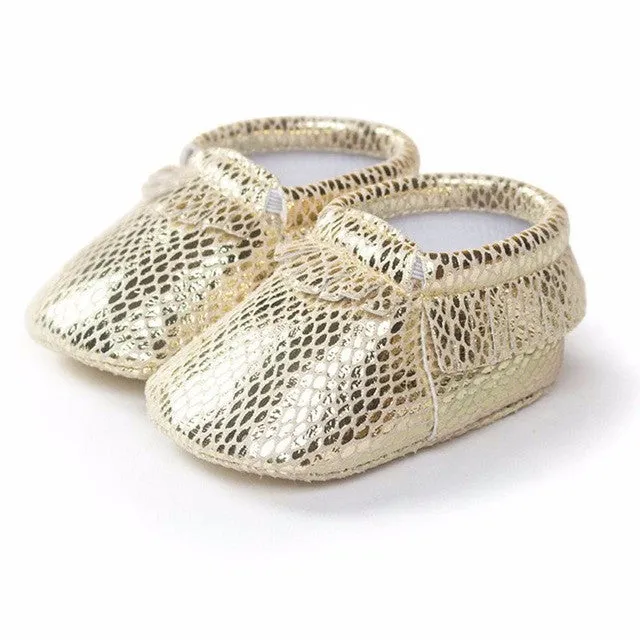 0-18M | Boys & Girls | Suede PU Leather Moccasins |  Assorted Styles