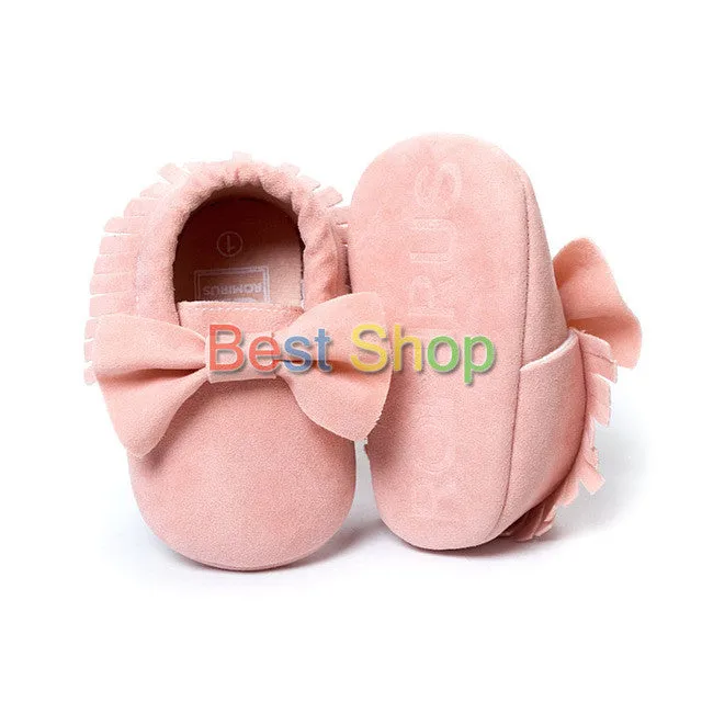 0-18M | Boys & Girls | Suede PU Leather Moccasins | Assorted Styles