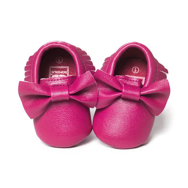 0-18M | Boys & Girls | Suede PU Leather Moccasins | Assorted Styles