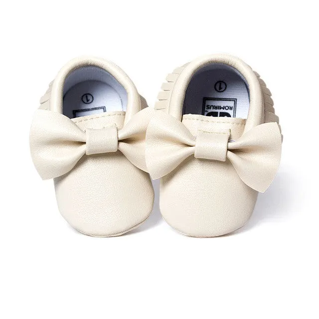 0-18M | Boys & Girls | Suede PU Leather Moccasins | Assorted Styles