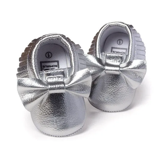 0-18M | Boys & Girls | Suede PU Leather Moccasins | Assorted Styles