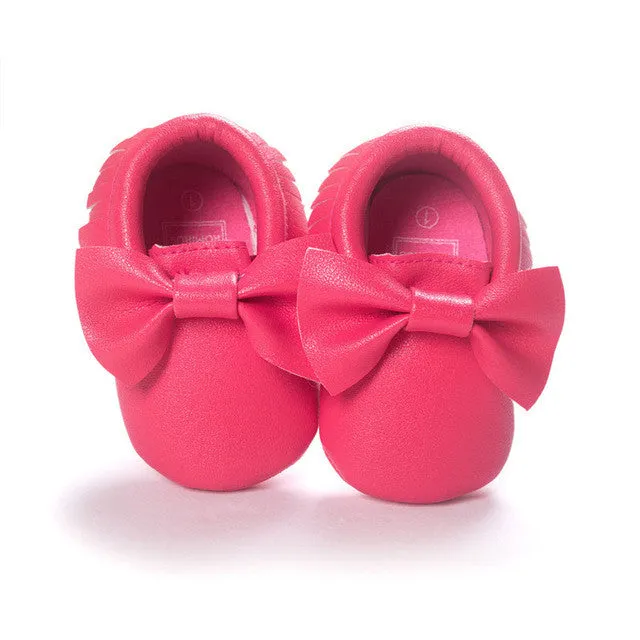 0-18M | Boys & Girls | Suede PU Leather Moccasins | Assorted Styles