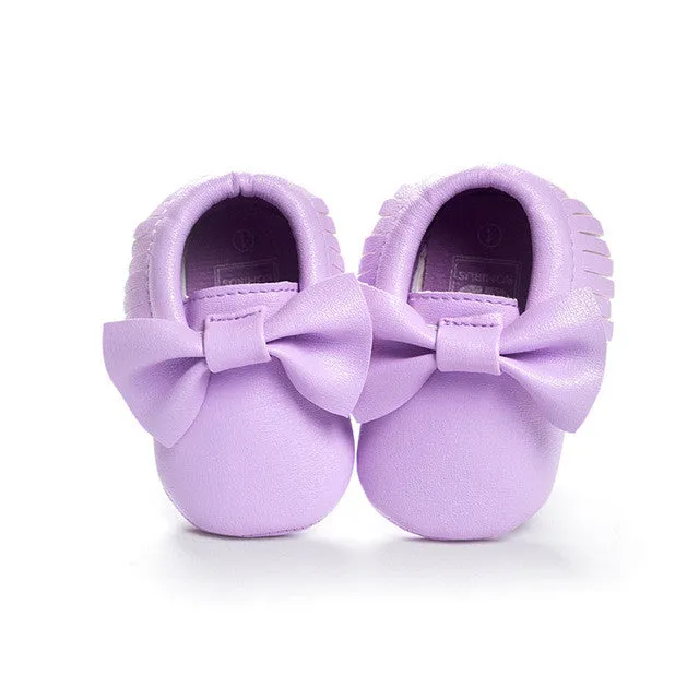 0-18M | Boys & Girls | Suede PU Leather Moccasins | Assorted Styles