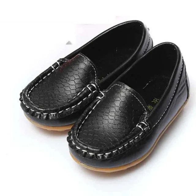 0-18M | Boys & Girls | Suede PU Soft Leather Soft Moccasins | Denim