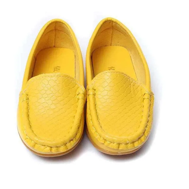 0-18M | Boys & Girls | Suede PU Soft Leather Soft Moccasins | Denim