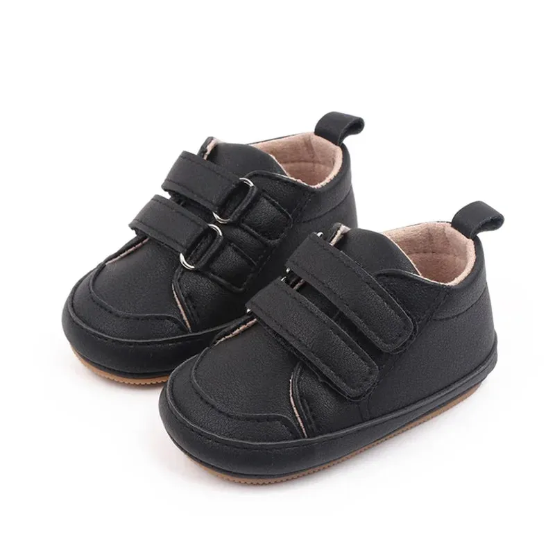 0-18M PU Leather Anti-Slip Sole First Walker Shoes