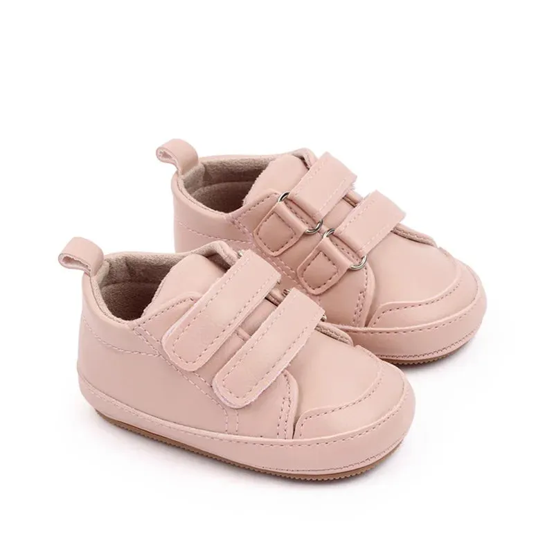 0-18M PU Leather Anti-Slip Sole First Walker Shoes