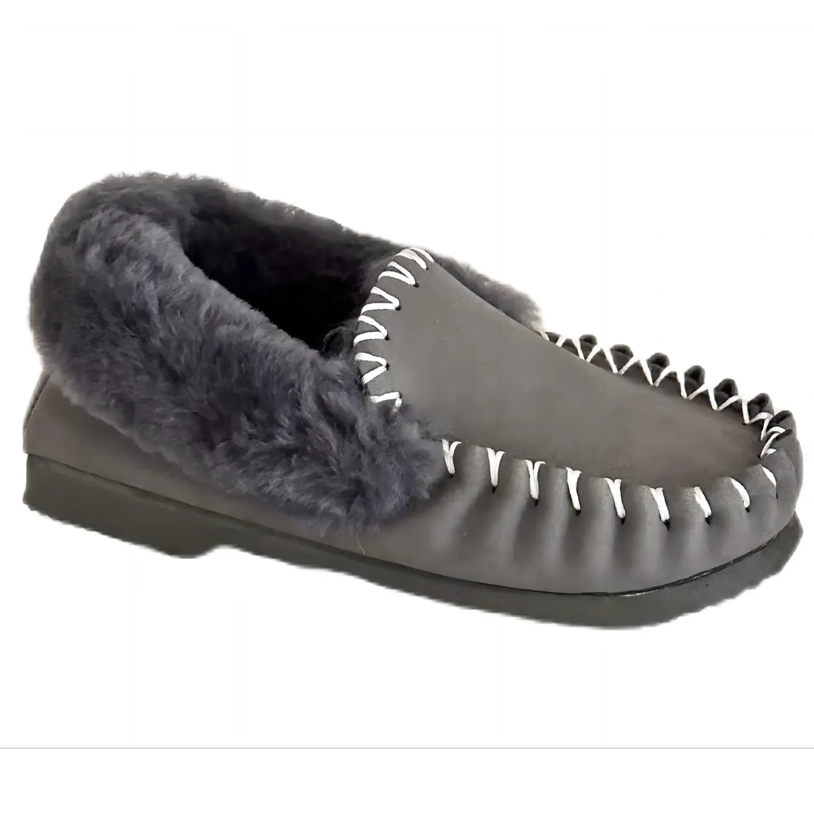 100% Australian Merino Sheepskin Moccasins Slippers Winter Casual Genuine Slip On UGG