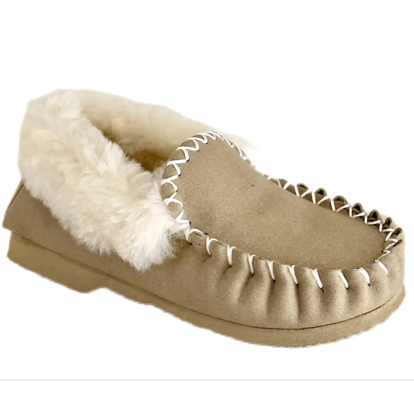 100% Australian Merino Sheepskin Moccasins Slippers Winter Casual Genuine Slip On UGG