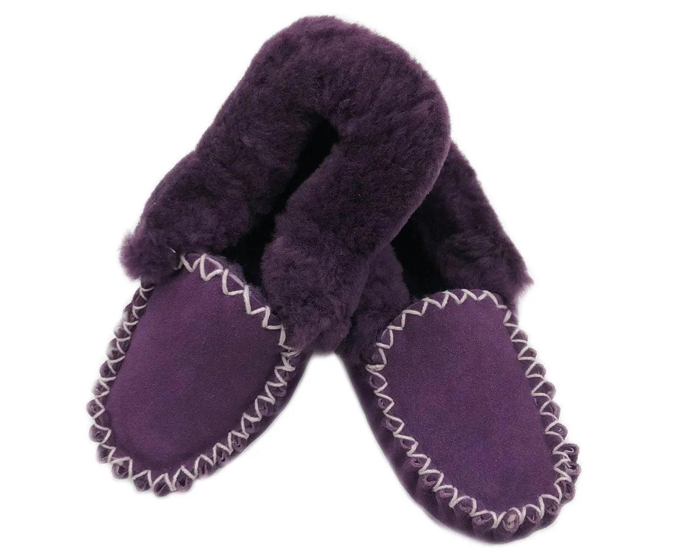 100% Sheepskin Moccasins Slippers Winter Casual Genuine Slip On UGG Non-Slip