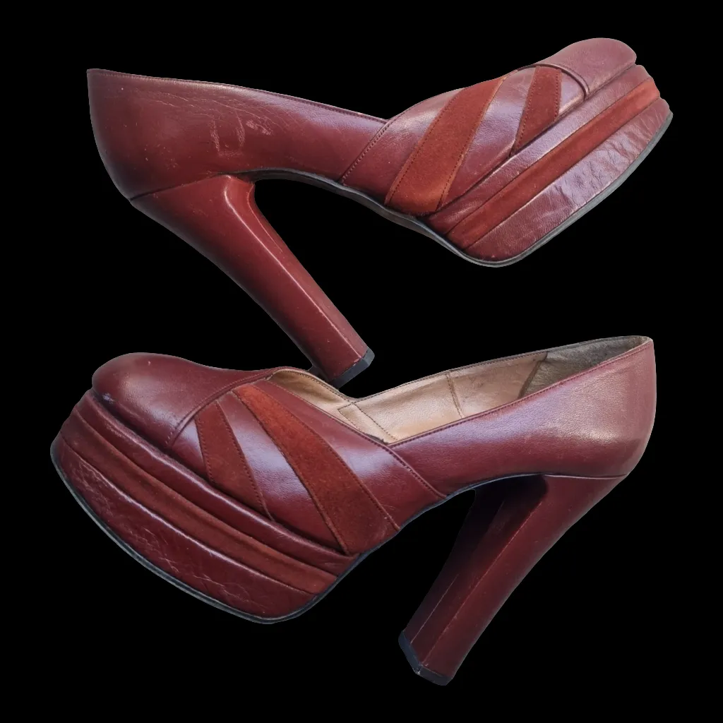 1970s Sacha Vintage Platforms - 5.5