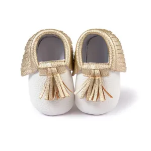 Adorable Soft PU Leather Tassel Moccasins For Infant & Toddler
