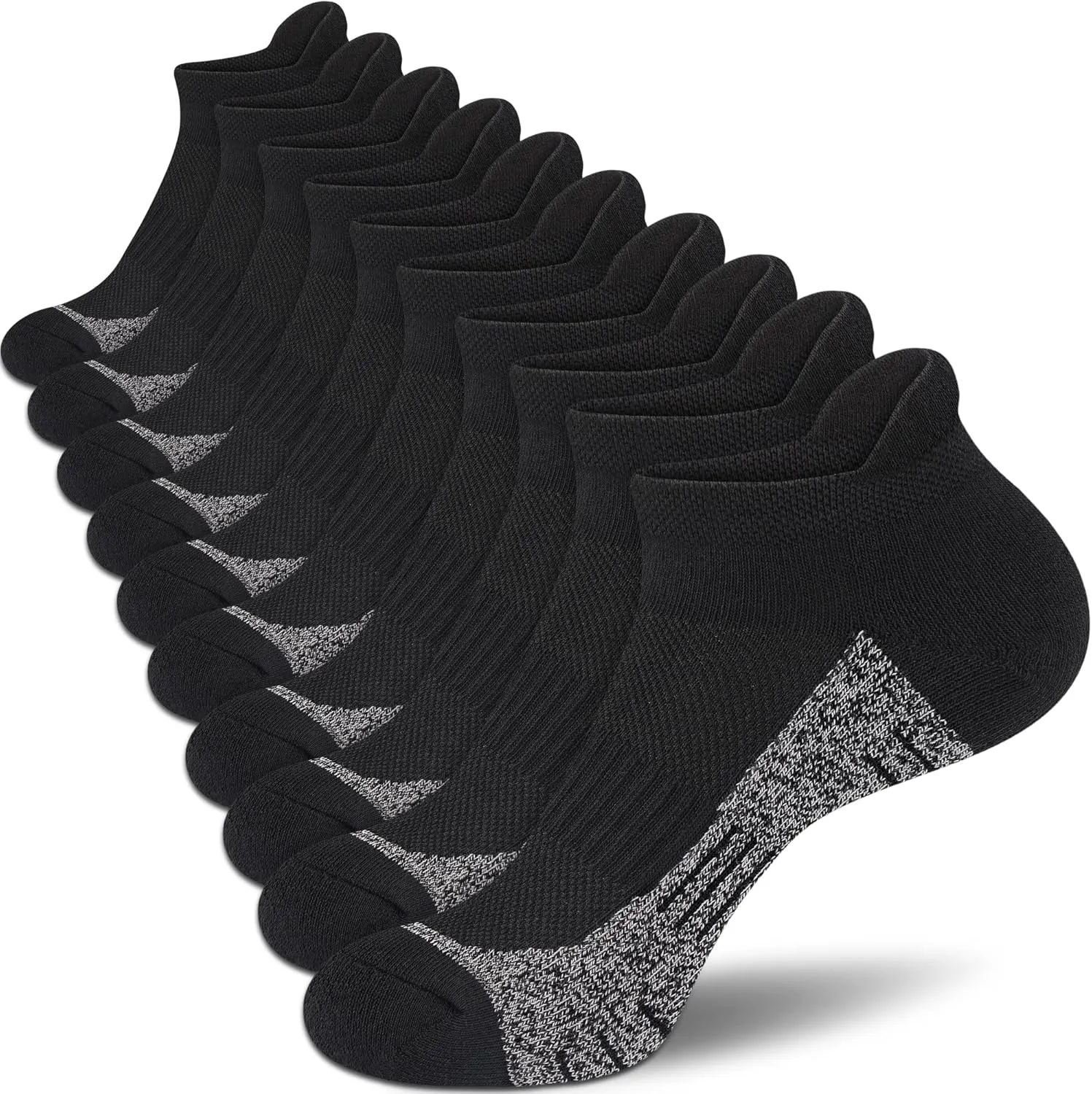 Ankle Socks Women Athletic No Show Socks Running Comfort Cushioned 5-Pairs