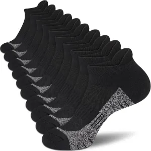 Ankle Socks Women Athletic No Show Socks Running Comfort Cushioned 5-Pairs