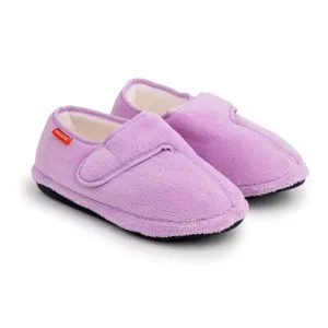 ARCHLINE Orthotic Plus Slippers Closed Scuffs Pain Relief Moccasins - Lilac