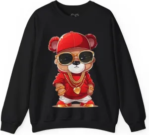 Bear Sweatshirt To Match Unisex Heavy Blend Crewneck Sweatshirt, Boyfriend Gift For Him, Dad Birthday Gift, Matching