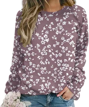 Cat Sweatshirts for Women Funny Long Sleeve Cute Cat Tee Shirts Graphic Womens Crew Neck Sweatshirt Pullover Tops