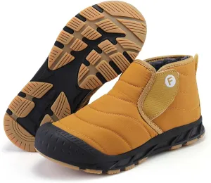 CERYTHRINA Winter Snow Ankle Boots Fur Lining Waterproof Outdoor Slip On Booties Sneakers for Women and Men
