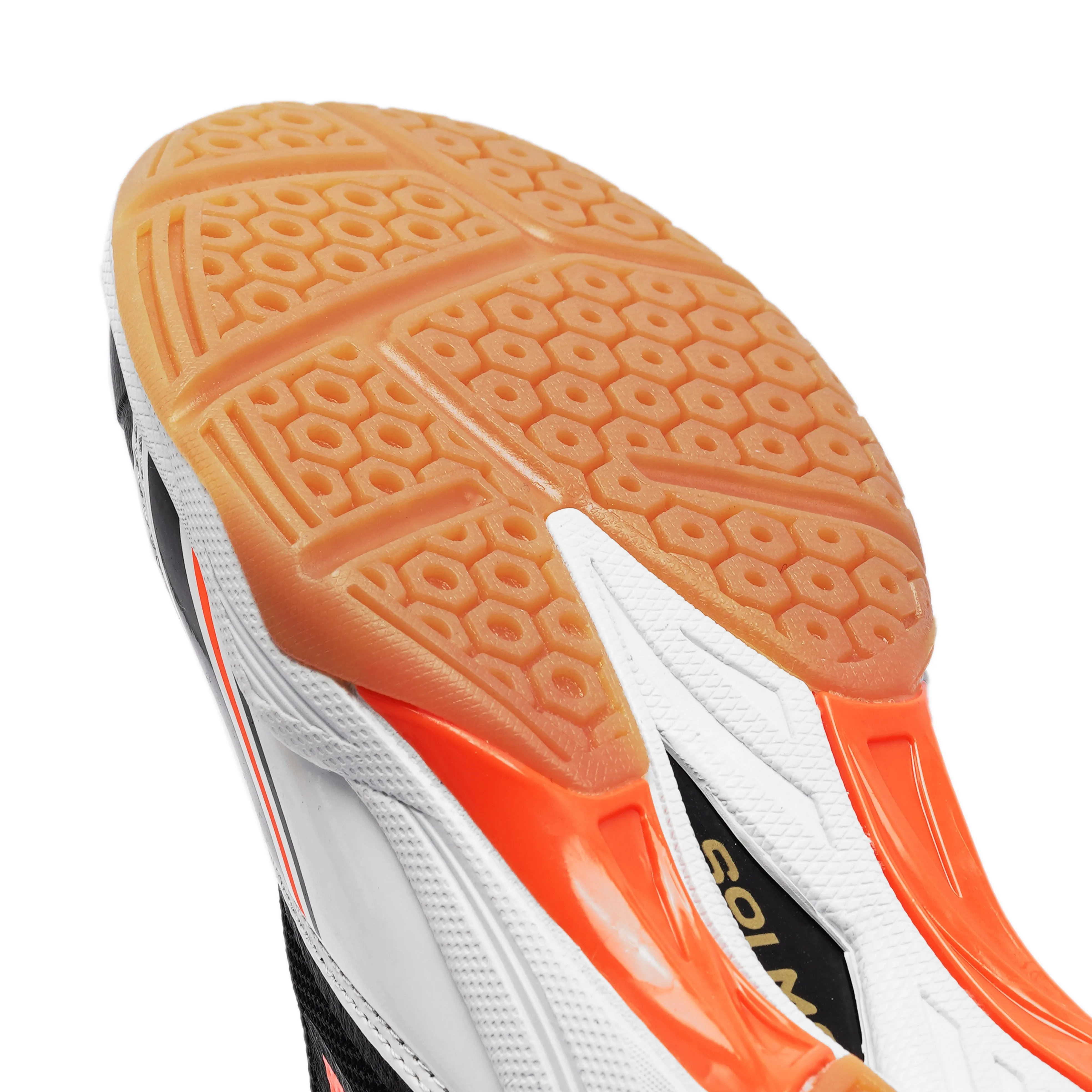CS50 Black Orange All Court Shoes