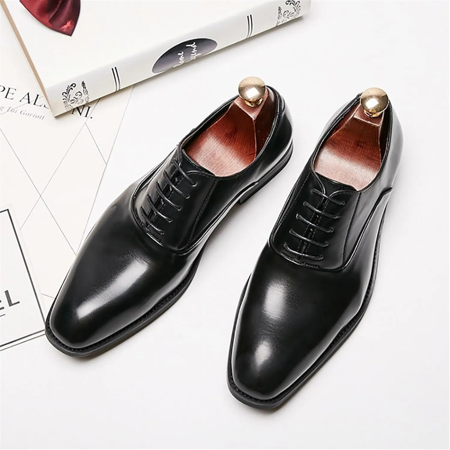 Dress Shoes for Men Genuine Cow Leather Dress Shoes for Men Designer Business Office Loafers Casual Driving Flats Stylish Party Footwear