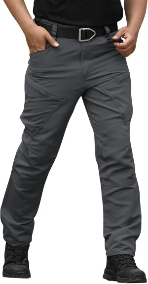 Men's Cargo Pants Water Outdoor Camouflage Trousers with Multi-Pockets for Hiking & Hunting