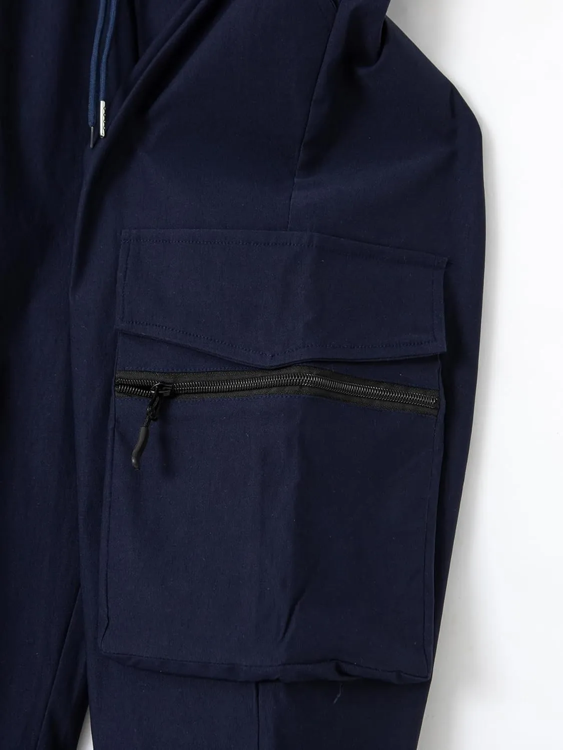 Men's Cargo Pants with Elastic Waist - Multi-Pocket Stretch Trousers for Outdoor, Gym Casual Wear