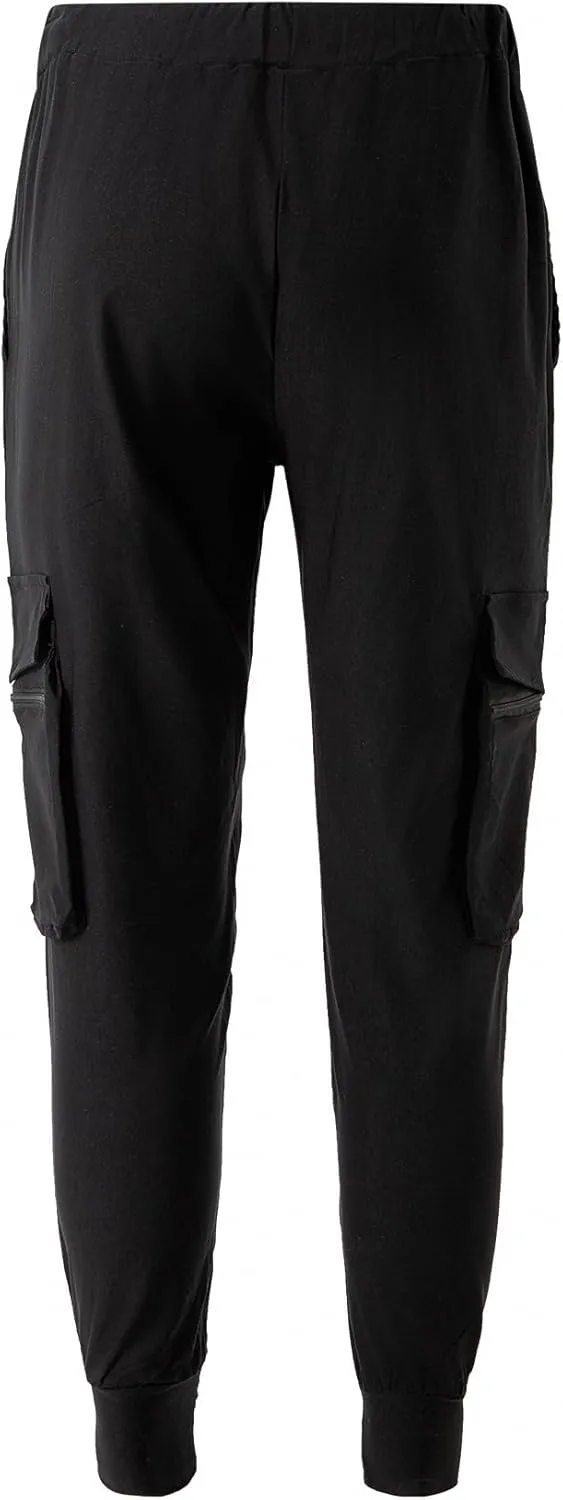 Men's Cargo Pants with Elastic Waist - Multi-Pocket Stretch Trousers for Outdoor, Gym Casual Wear