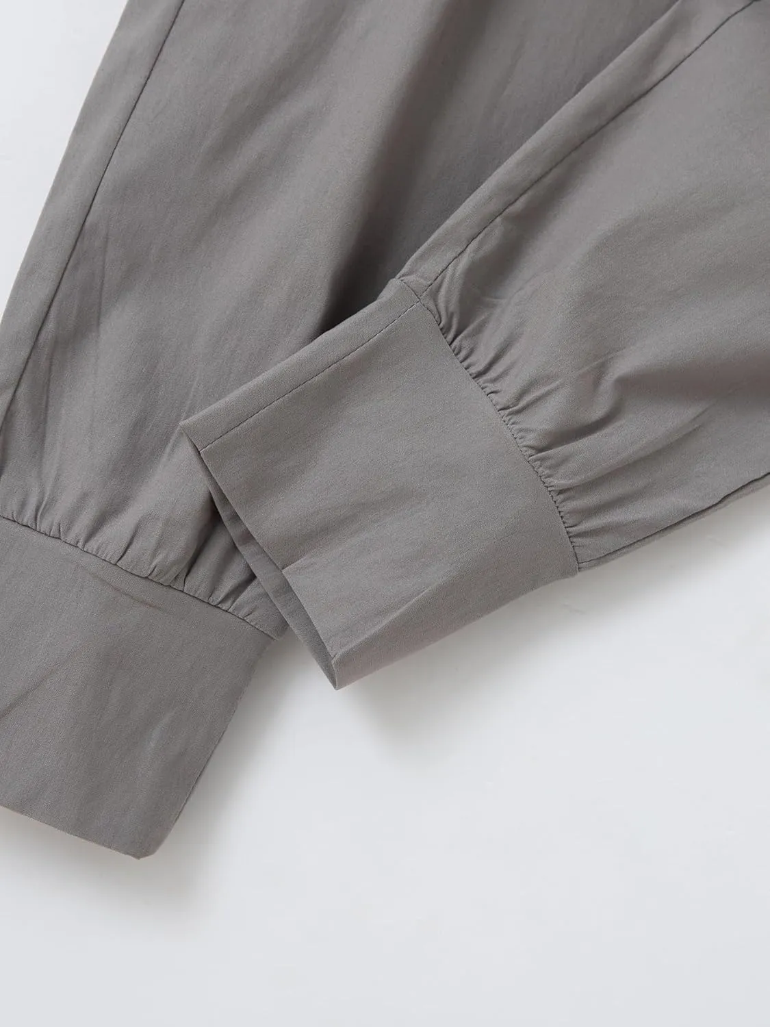 Men's Cargo Pants with Elastic Waist - Multi-Pocket Stretch Trousers for Outdoor, Gym Casual Wear