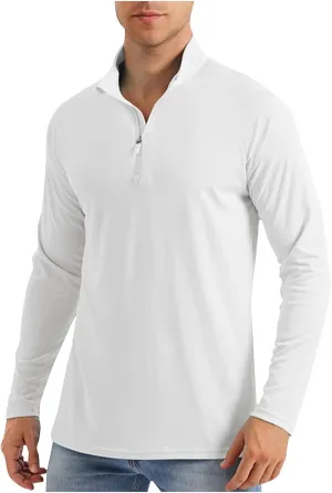 Men's Fall Lightweight Breathable Solid Color Stand Collar Long Sleeved Blouse Tops2024 Men Big and Tall Clothes