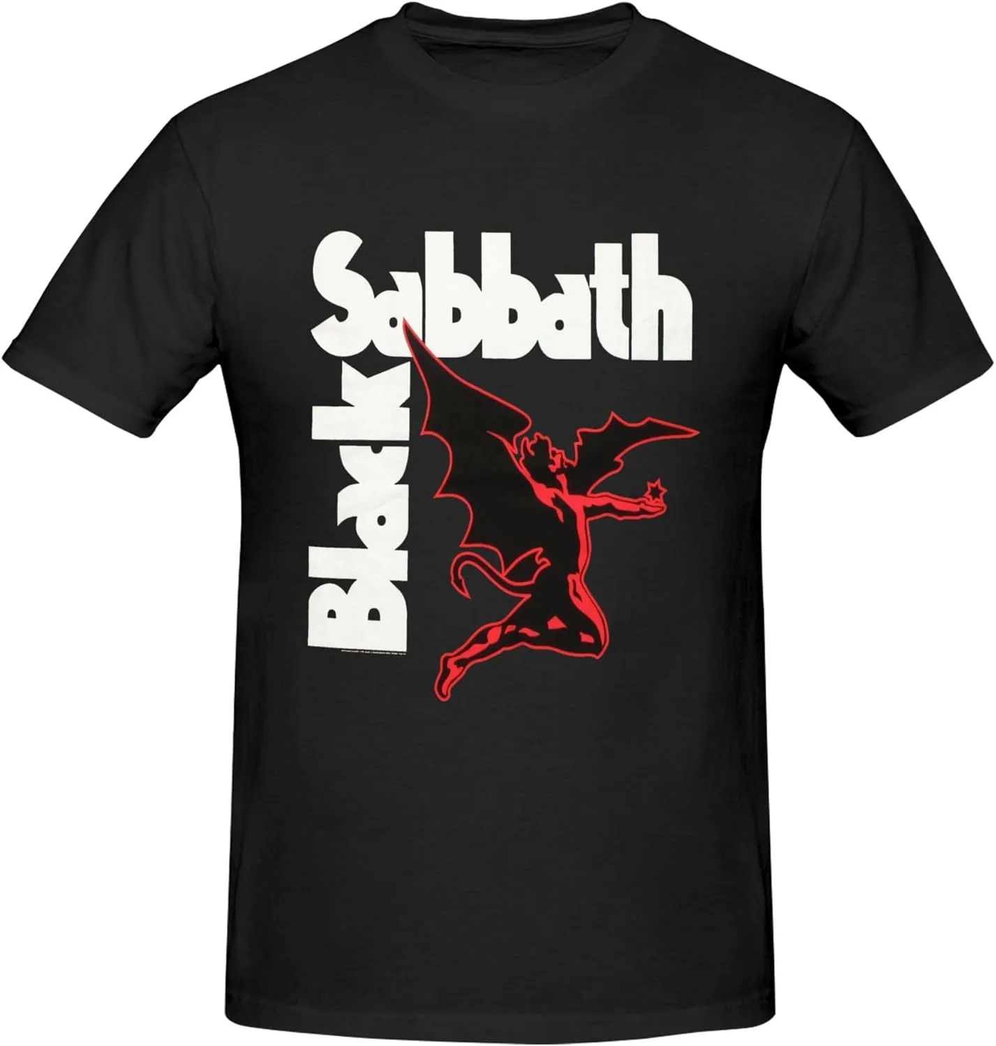 Mens T-Shirts Short Sleeve Fashion Tee Crewneck Top Clothing Black