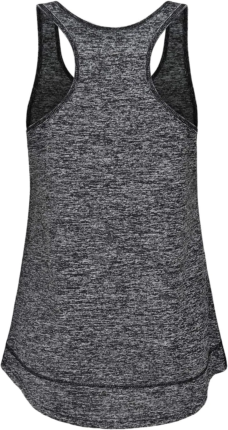 MOQIVGI Womens Racerback Workout Tank Tops Sleeveless Activewear Yoga Gym Sports Shirts