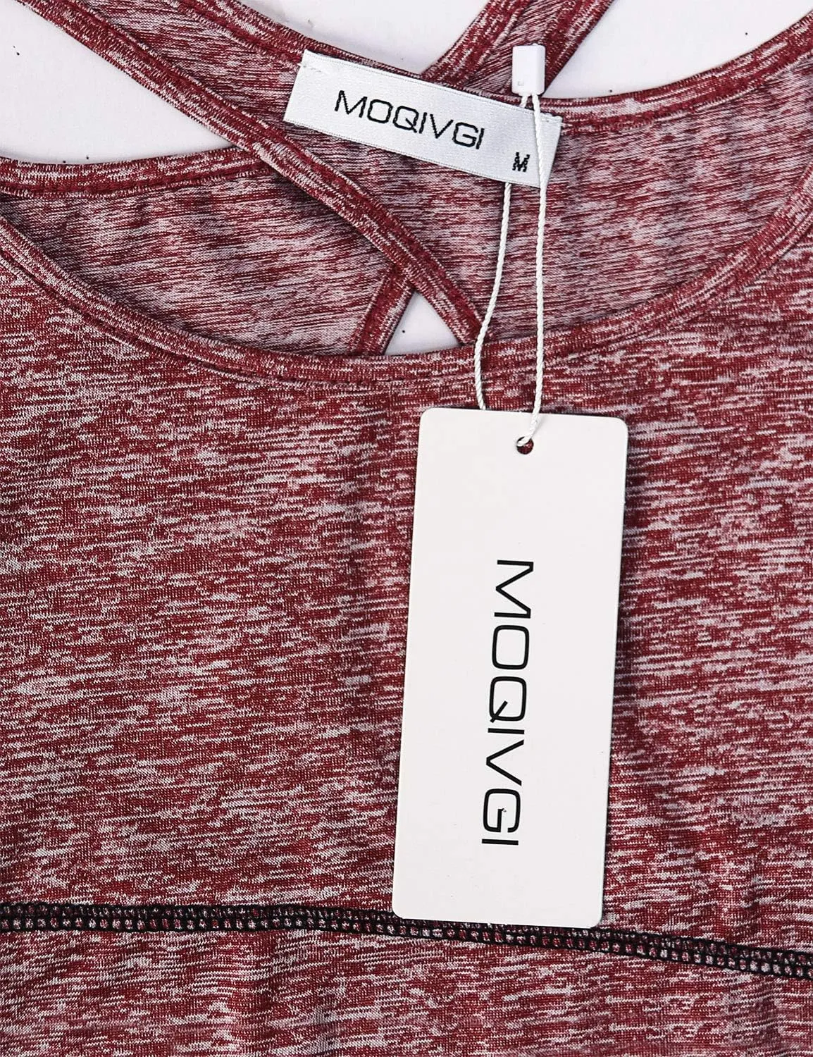 MOQIVGI Womens Sleeveless Loose Fit Racerback Workout Gym Yoga Running Tank Tops