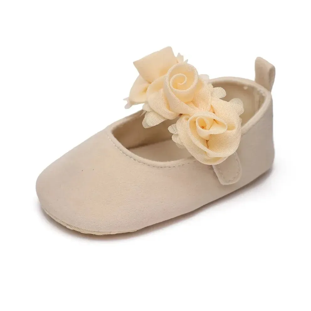 Newborn Cotton Sole Anti-slip Toddler First Walker Crib Shoe Infant Moccasin