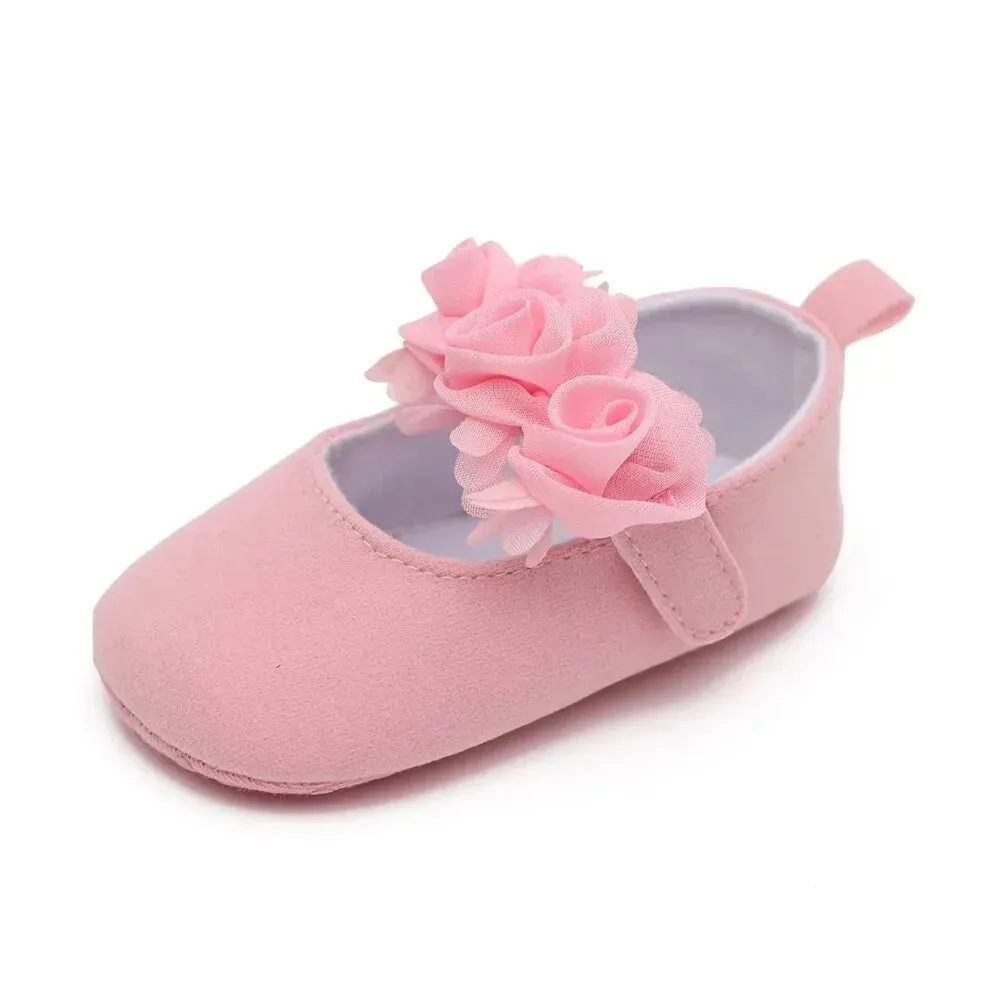 Newborn Cotton Sole Anti-slip Toddler First Walker Crib Shoe Infant Moccasin