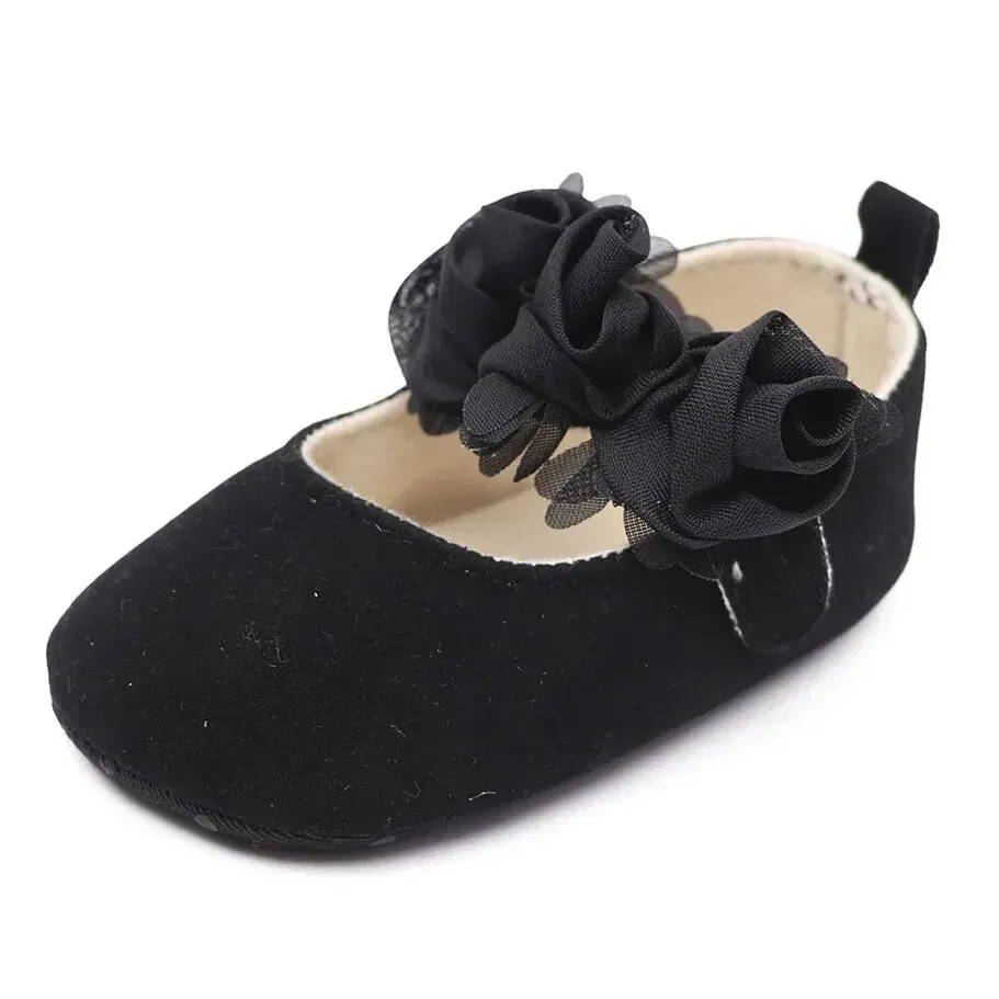 Newborn Cotton Sole Anti-slip Toddler First Walker Crib Shoe Infant Moccasin
