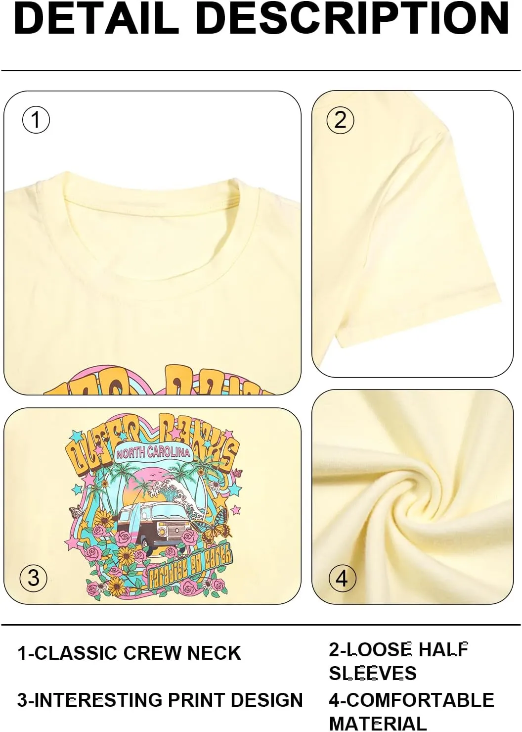 Outer Bank Shirts Pogues for Life Shirt Women Beach Tops Summer Sunflowers Graphic Tees Oversized Short Sleeve top