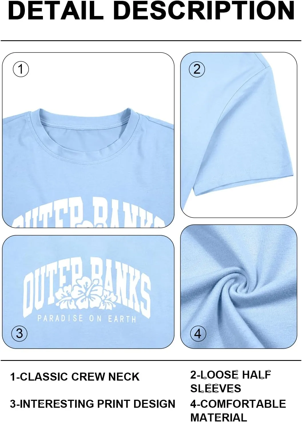 Outer Bank Shirts Pogues for Life Shirt Women Beach Tops Summer Sunflowers Graphic Tees Oversized Short Sleeve top