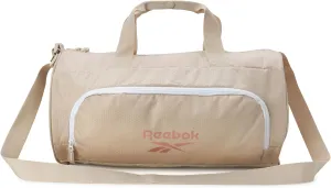 Reebok Duffle Bag - Unisex Lightweight Gym, Sports and Travel Mini Carry On Weekender Bags for Women and Men, Perth II Light Brown, One Size