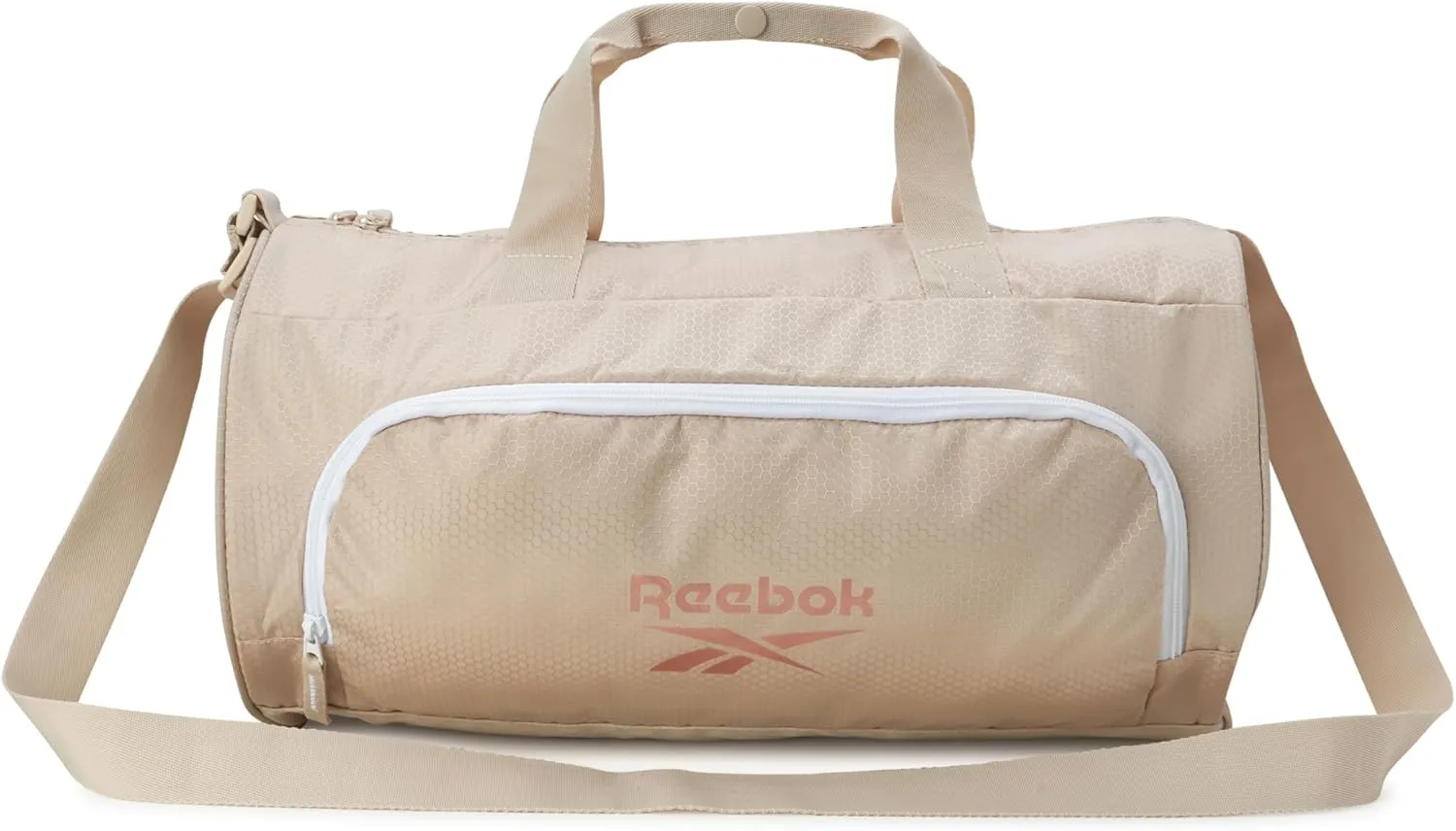 Reebok Duffle Bag - Unisex Lightweight Gym, Sports and Travel Mini Carry On Weekender Bags for Women and Men, Perth II Light Brown, One Size