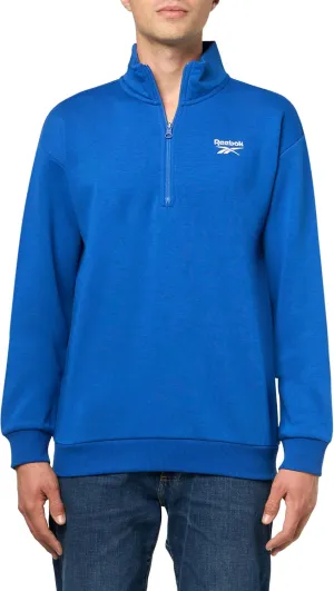 Reebok Men's Identity Small Logo Fleece 1/4 Zip